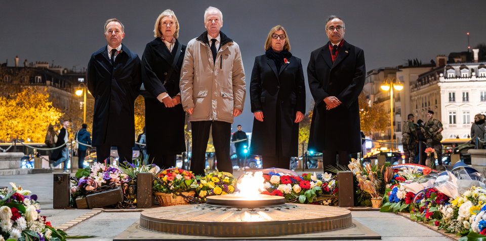 Commonwealth War Graves attends special Reviving the Flame ceremony in Paris