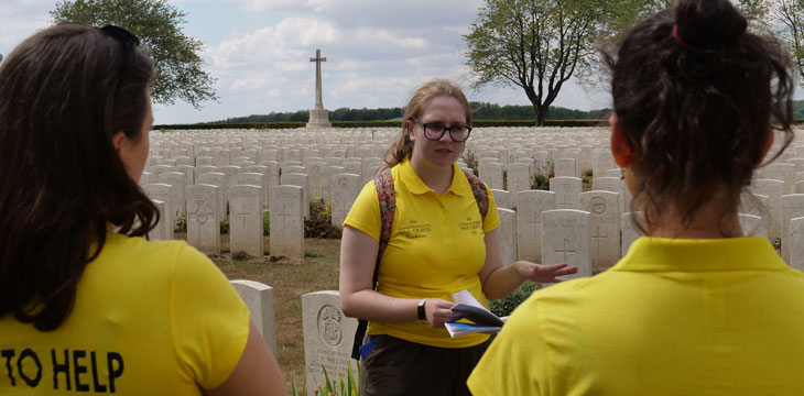 Why I became a Commonwealth War Graves Guide: Hannah’s Story
