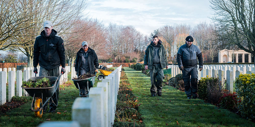 Horticulture team in France