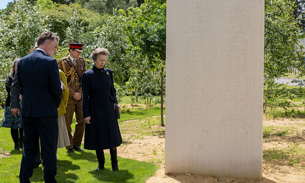 HRH the Princess Royal at Brookwood