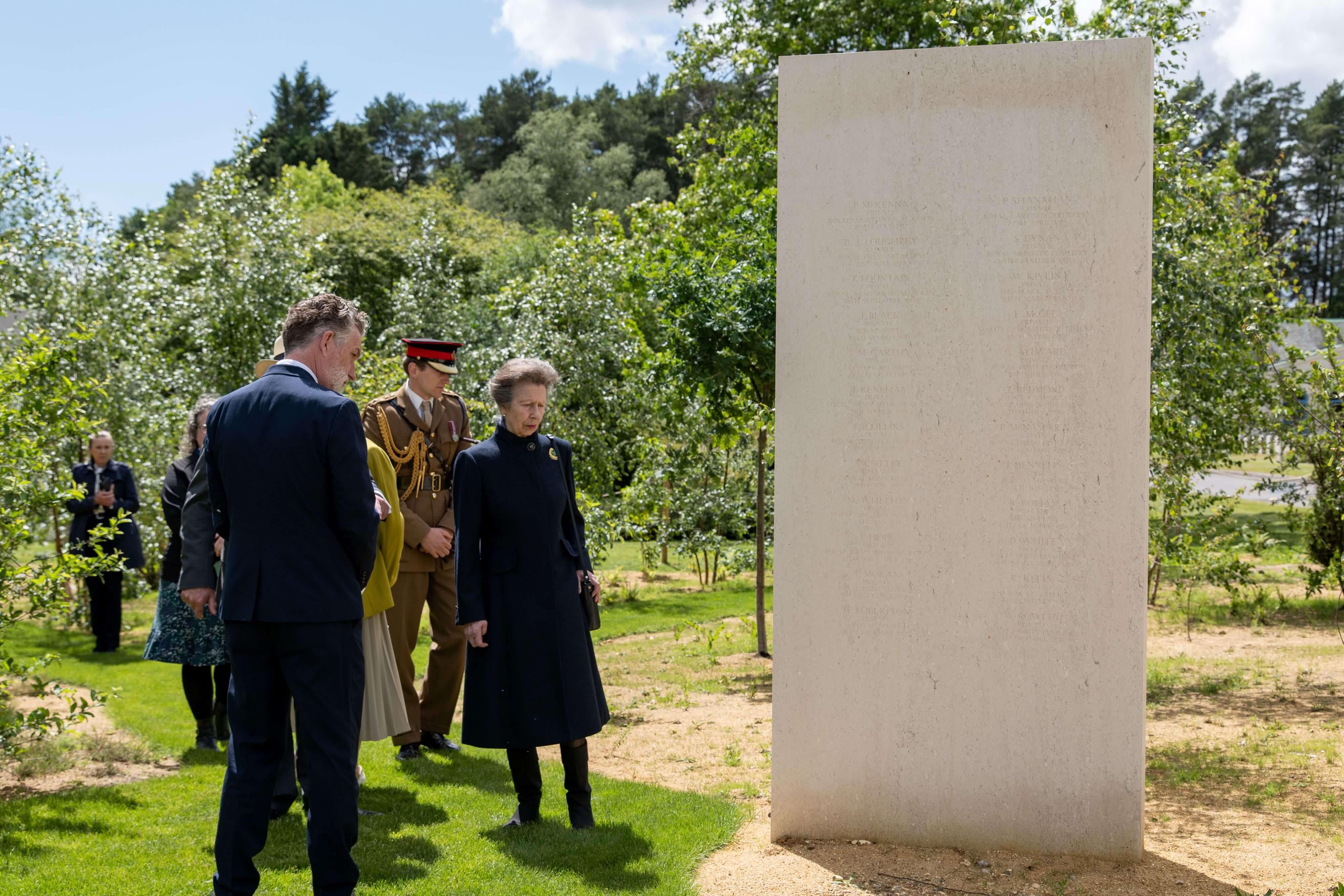 HRH The Princess Royal inaugurates new Brookwood 1914-1918 Memorial