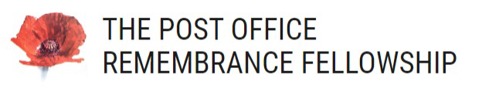 Post Office Remembrance Fellowship logo with red poppy set to the left of the text.