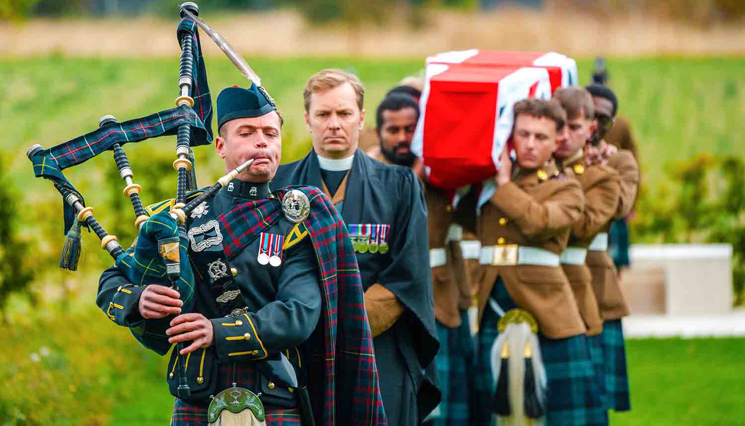 Eight Scottish soldiers buried in France on 110th anniversary of their deaths