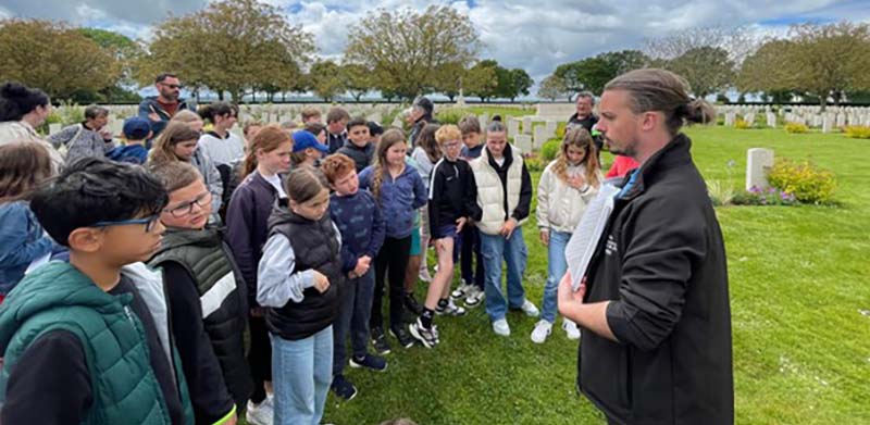 How Commonwealth War Graves engaged with young people for D-Day 80