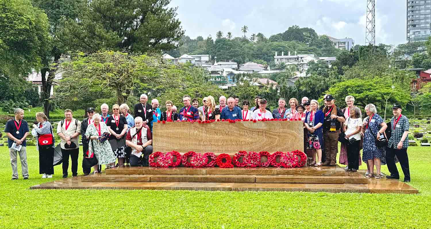 Gull Force 80th Commemoration Service held at Ambon War Cemetery, Indonesia