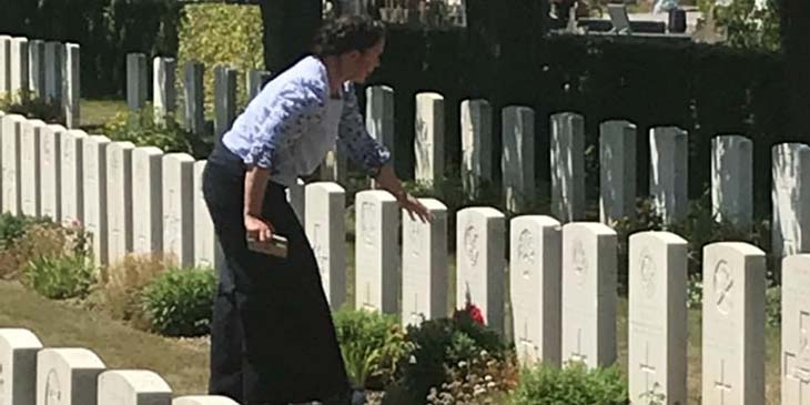 My connection to Commonwealth War Graves: Sally’s story