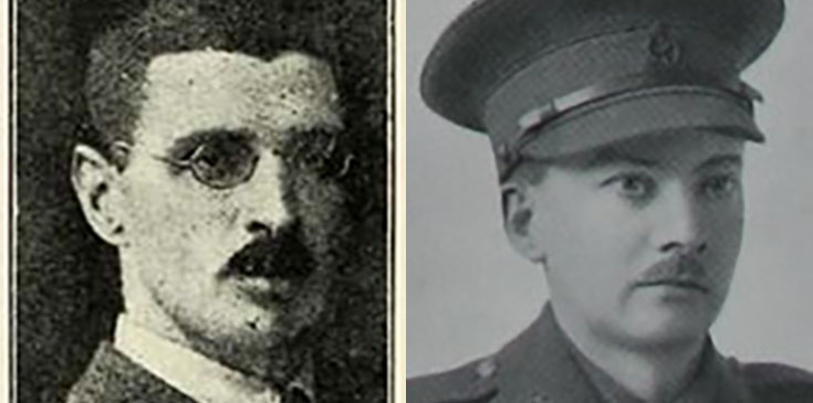 Medical Officers on the Thiepval Memorial