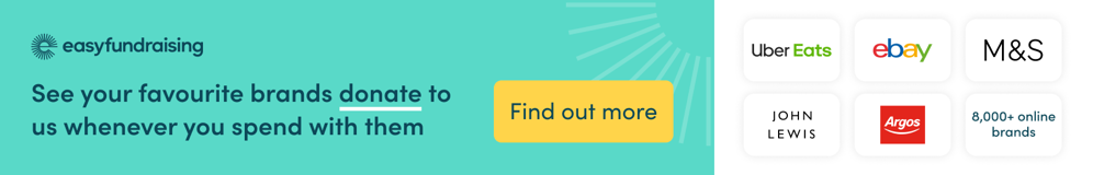 Easyfundraising banner