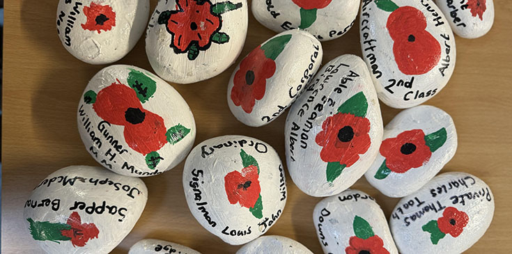 Remembering Bletchley’s World War fallen with Knowles Primary School